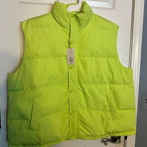A New Day by Target Neon Green Puffer Vest